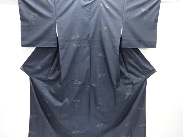 JAPANESE KIMONO / DORO OSHIMA TSUMUGI (7 maruki) / WOVEN BERRY 